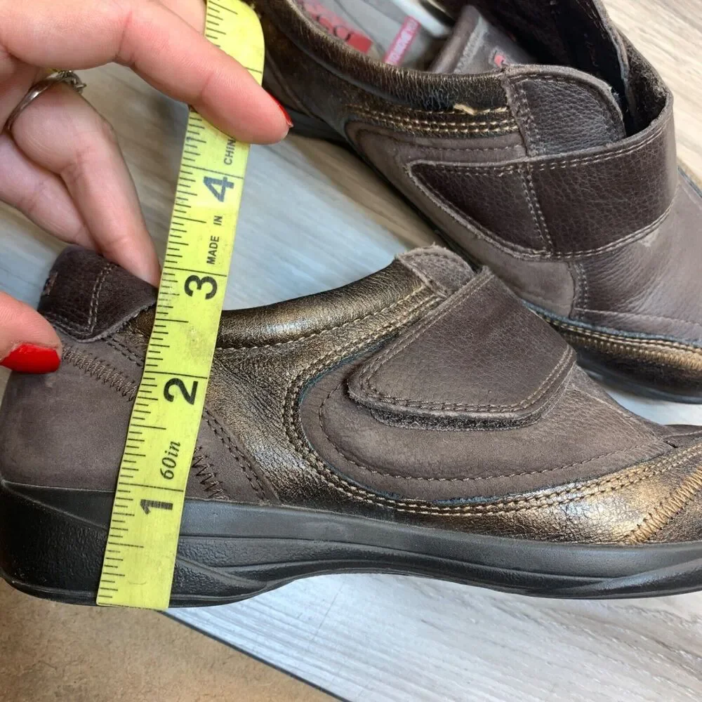 Ecco Women’s US Size 6 US 5 Brown Leather Comfort Shoes Hook & Loop - Picture 11 of 11
